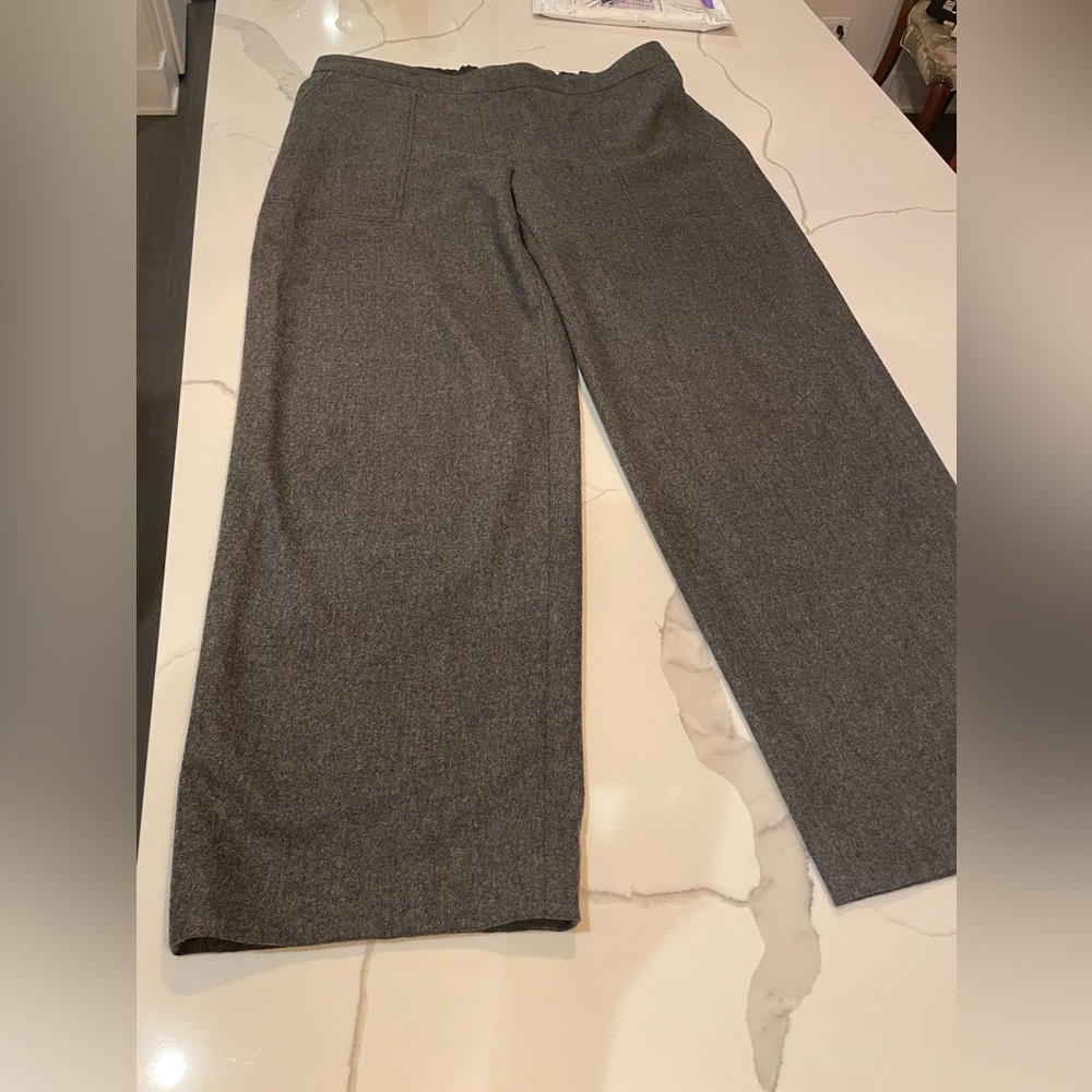 Lafayette 148 Wool & cashmere wide leg.